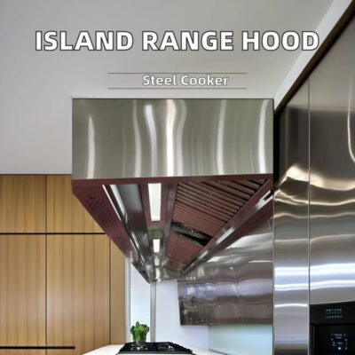 Island kitchen hood