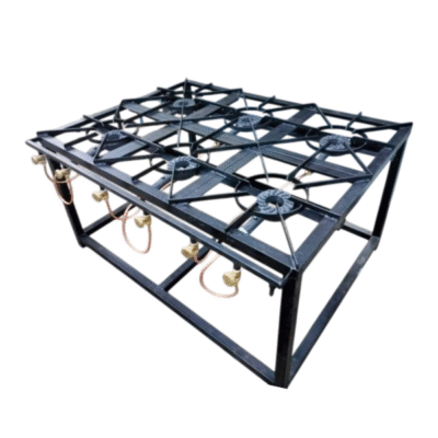 Black six Gas Burner
