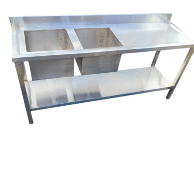 Commercial Double Bowl Stainless Steel Sink
