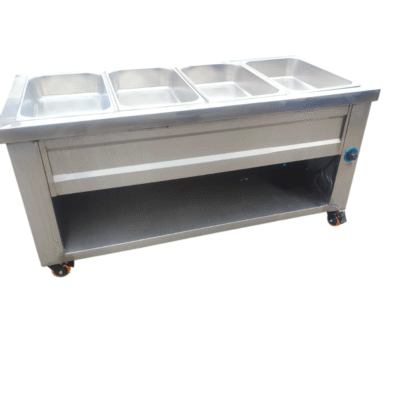 Stainless Steel Food Warmer – 4 Inserts