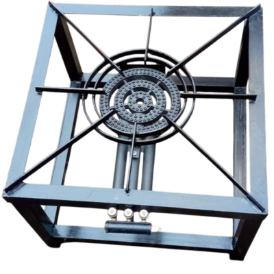 Single Mild Steel Three-Ring Gas Burner
