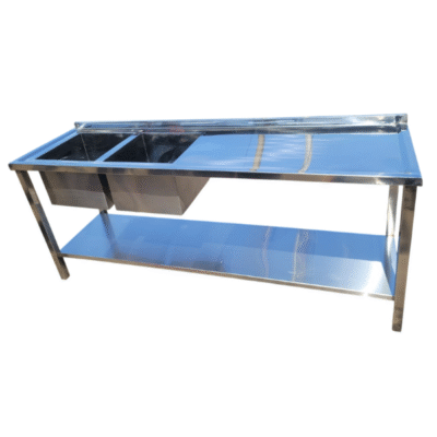 6ft double bowl sink