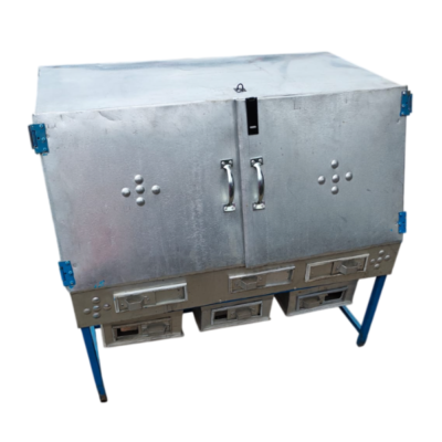 Three-Jiko Charcoal Baking Oven – High-Efficiency Commercial Unit