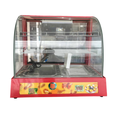 Electric Curved Glass Warming Showcase – 2 Inserts