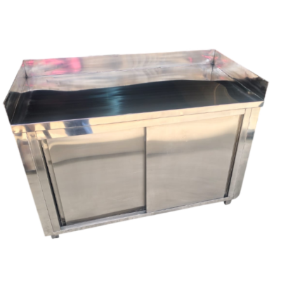 Kitchen Cabinet with Sliding Doors