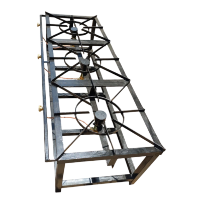 Three Burner Mild Steel Commercial Cooker