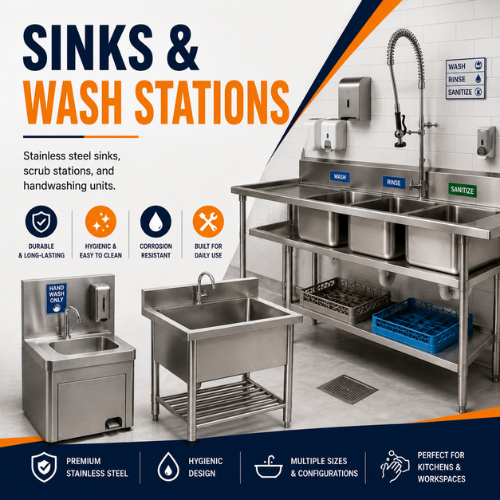 Sinks & Wash Stations
