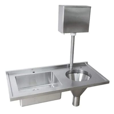 Wall-Mounted Stainless Steel Sluice Sink